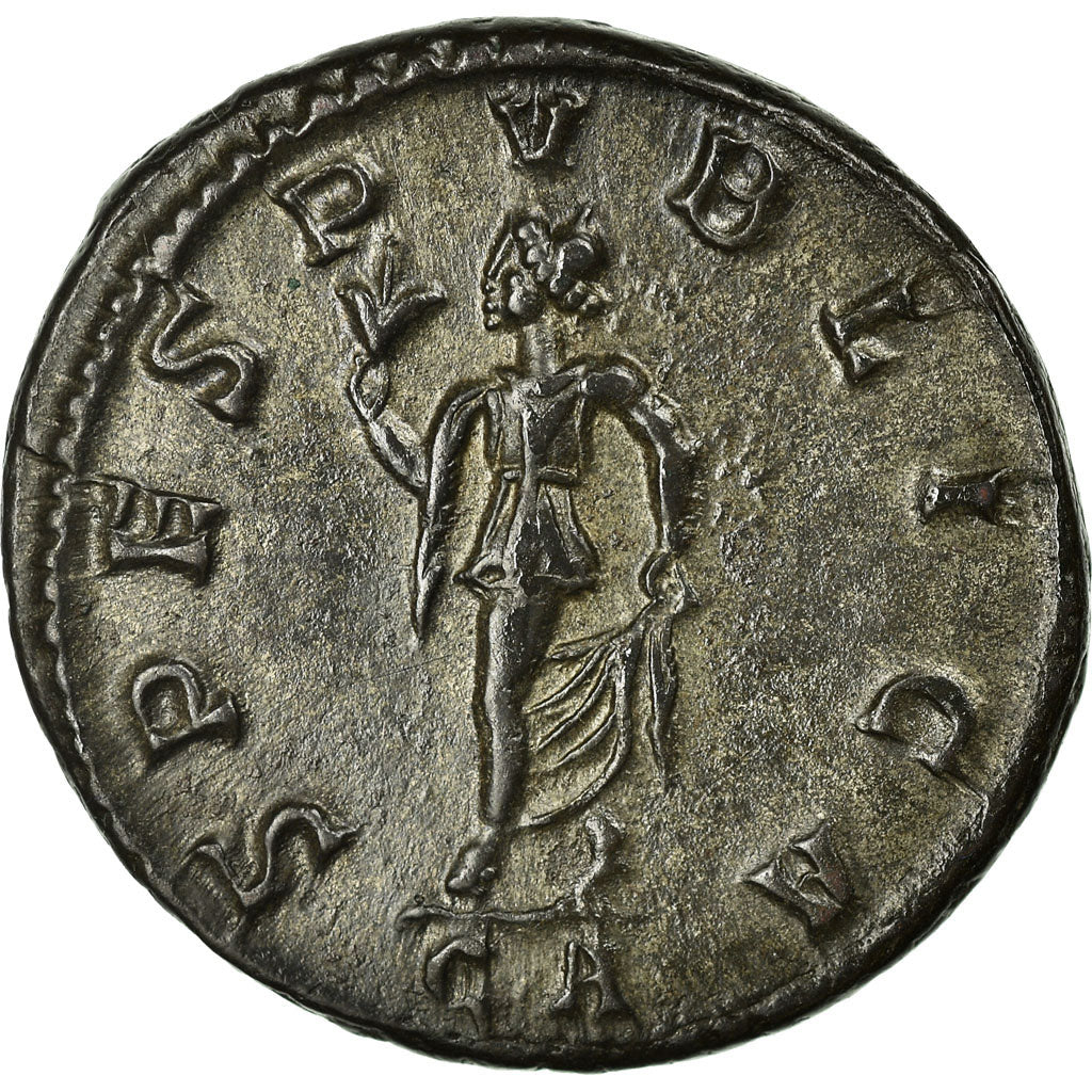 Coin, Tacitus, Antoninianus, Lyons, AU(55-58), Billon