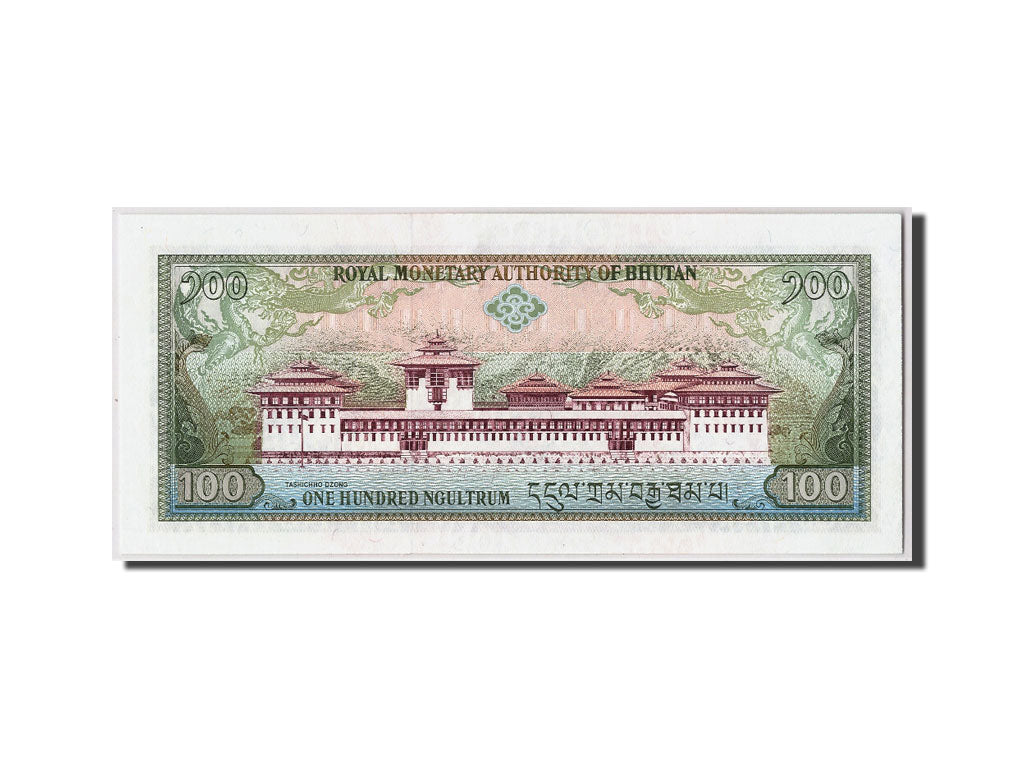 Banconote, Bhutan, 100 Ngultrum, Undated (1986), KM:18a, FDS