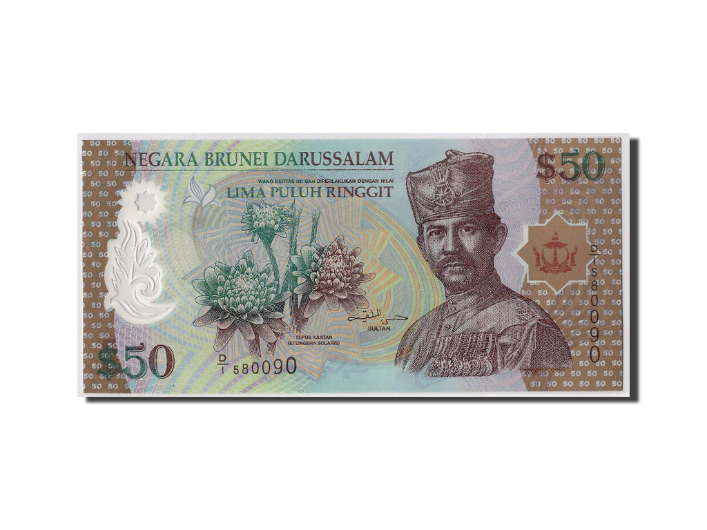 Banknote, BRUNEI, 50 Ringgit, 2004, 2004-07-15, KM:28, UNC(65-70)