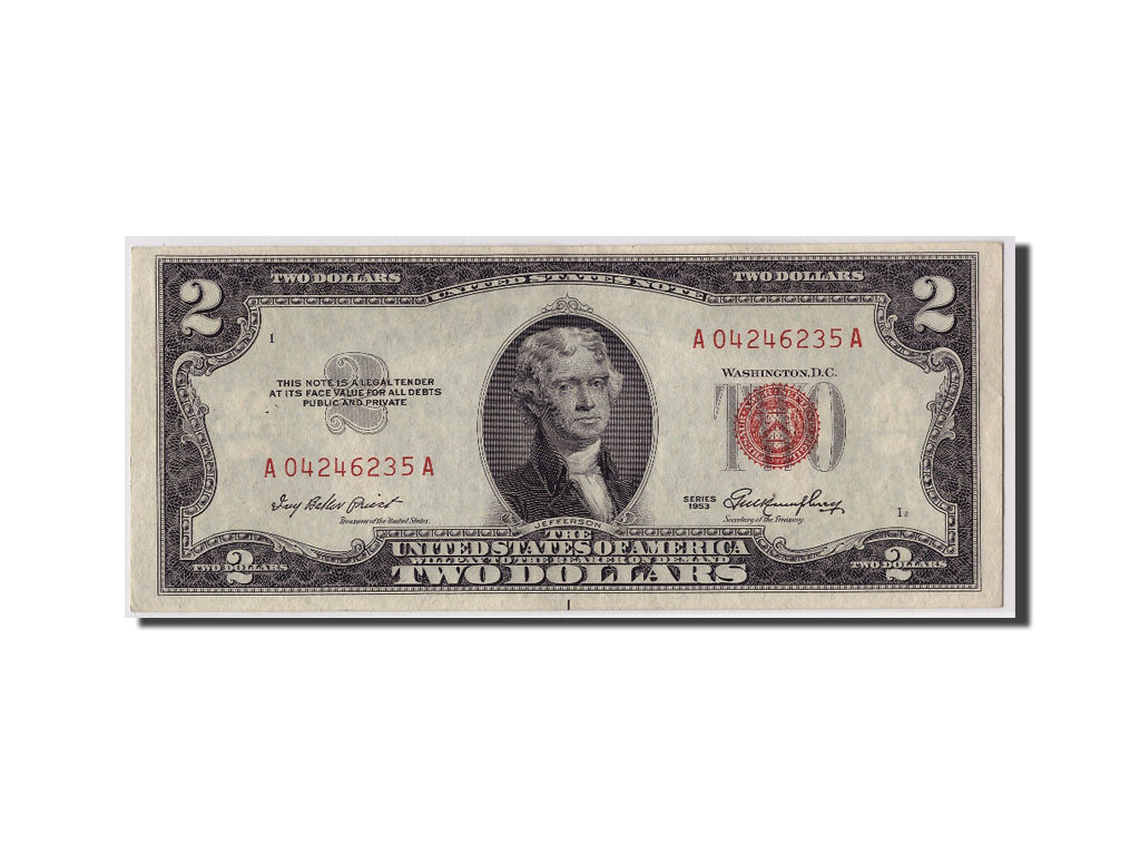 Stati Uniti, Two Dollars, 1953, KM:1621, SPL