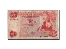 Mauritius, 10 Rupees, Undated (1967), KM:31c, B