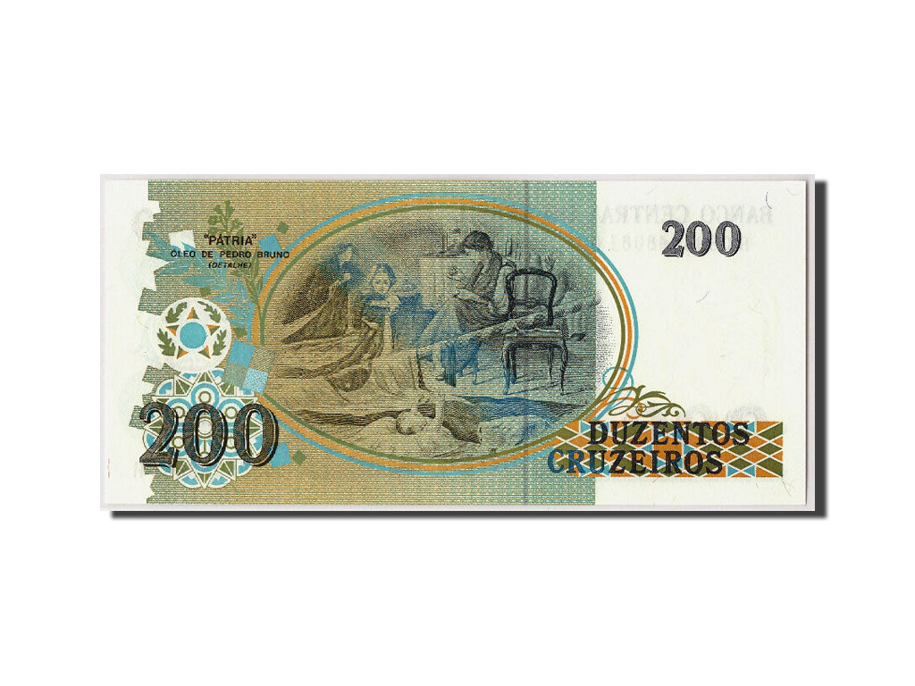 Banknote, Brazil, 200 Cruzados Novos, Undated (1989), KM:221a, UNC(65-70)