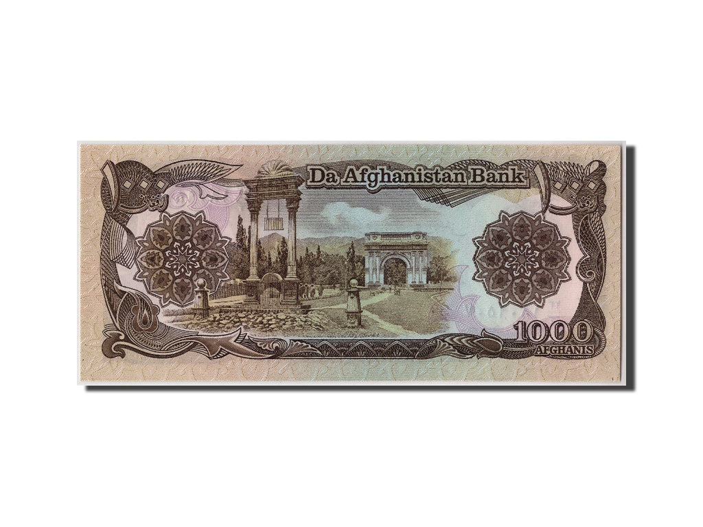Billet, Afghanistan, 1000 Afghanis, SH1370 (1991), KM:61c, NEUF