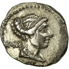 Coin, Porcia, Denarius, Roma, AU(50-53), Silver