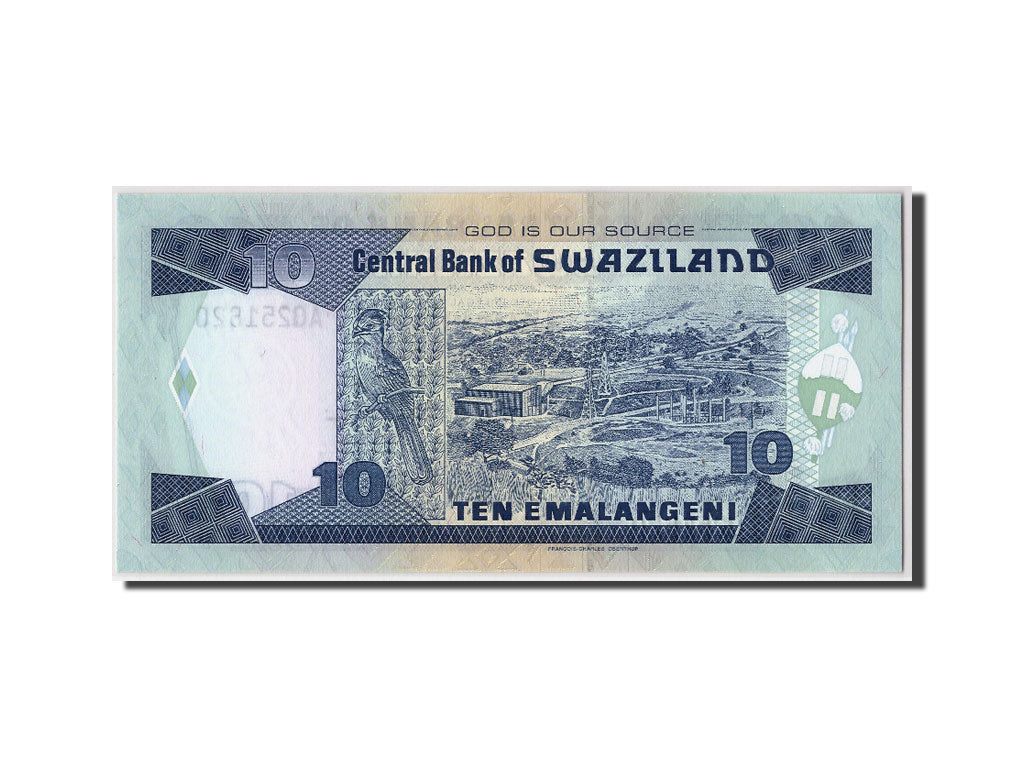Banconote, Swaziland, 10 Emalangeni, 2001, KM:29a, 2001-04-01, FDS