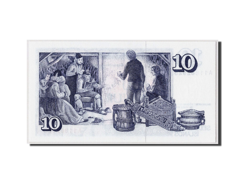Iceland, 10 Kronur, L.1961, KM:48a, UNC(65-70)