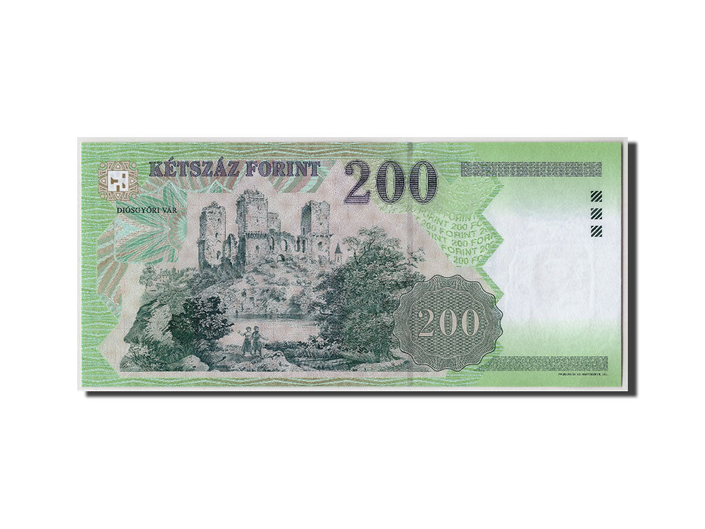 Geldschein, Ungarn, 200 Forint, 2007, KM:187g, UNZ