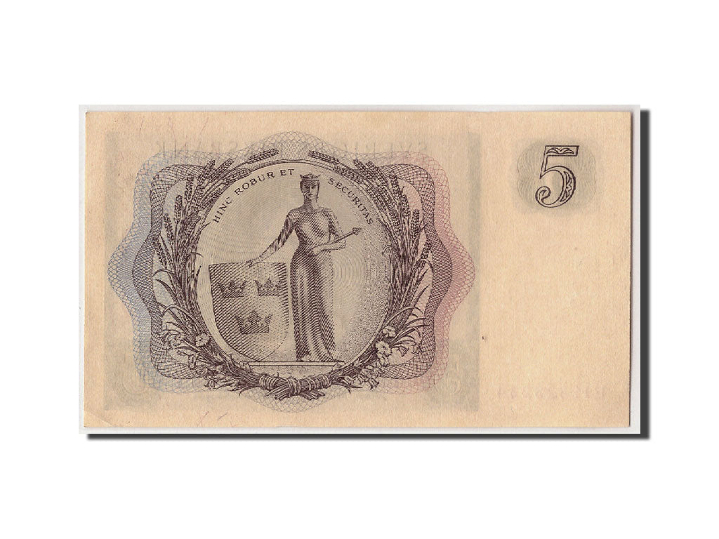 Suecia, 5 Kronor, 1955, KM:42b, SC