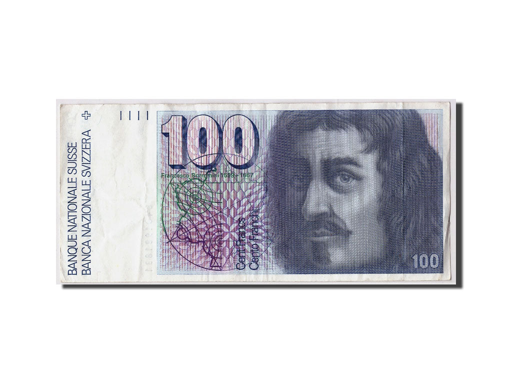 Svizzera, 100 Franken, 1984, KM:57g, MB+