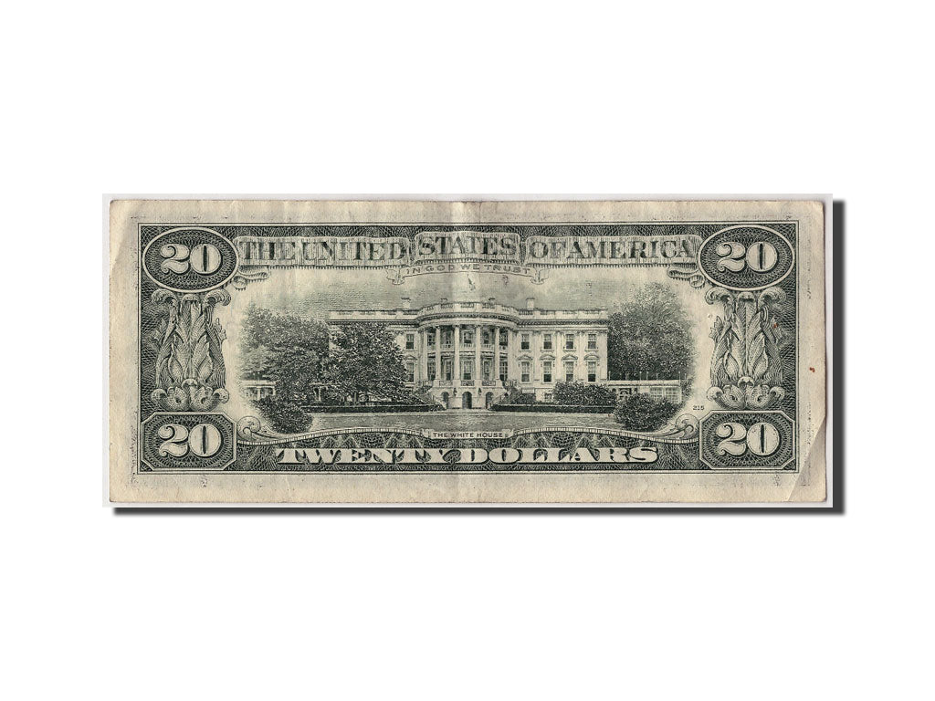 Billet, États-Unis, Twenty Dollars, 1988A, KM:3881, TTB