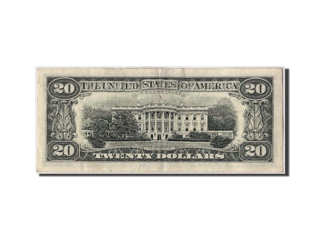 Banknote, United States, Twenty Dollars, 1988A, KM:3881, AU(50-53)