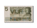 Banknote, Netherlands, 5 Gulden, 1966, 1966-04-26, KM:90a, EF(40-45)