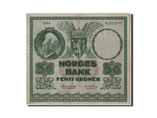 Norvegia, 50 Kroner, 1954, KM:32b1, MB+