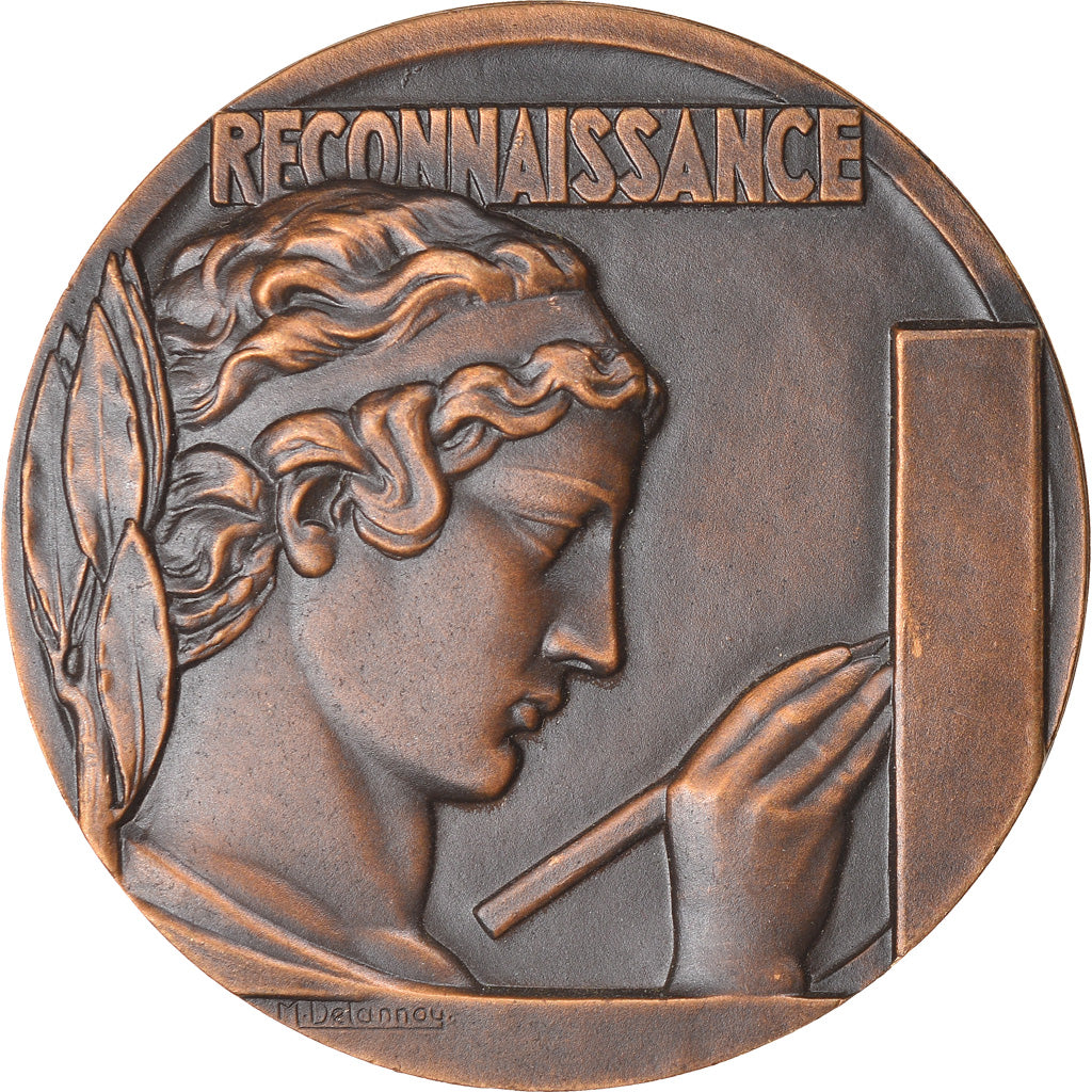 France, Medal, Les Donneurs de sang de Vannes, Reconnaissance, 1987, Delannoy