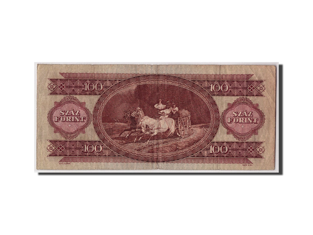 Banknote, Hungary, 100 Forint, 1975, 1975-10-28, KM:171e, VF(30-35)