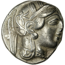 Attica, Athens (490-407 BC), Tetradrachm, Athens, AU(50-53), Silver, 17.06
