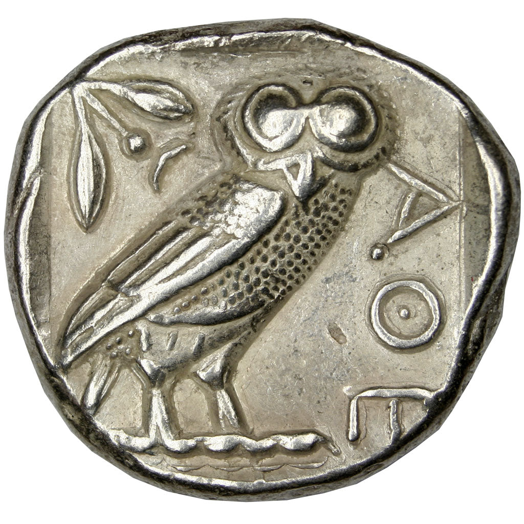 Attica, Athens (490-407 BC), Tetradrachm, Athens, AU(50-53), Silver, 17.06