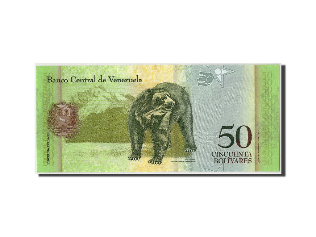 Banknote, Venezuela, 50 Bolivares, 2012, 2012-12-27, KM:New, UNC(65-70)
