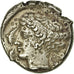 Moneda, Sicily, Syracuse, Tetradrachm, 413-405, Syracuse, MBC, Plata, SNG