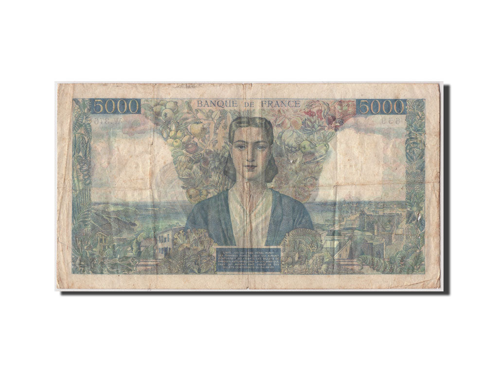 Frankreich, 5000 Francs Empire Français, KM:103c, Fayette:47.16, 1945-03-08, SGE