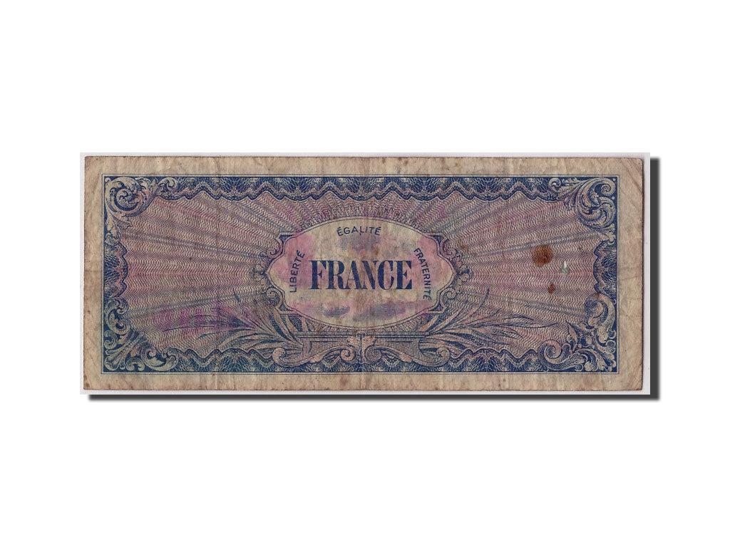 France, 50 Francs Verso, 1944, KM:117a, Fayette:VF24.1, B+