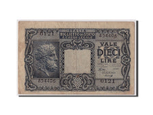 Italie, 10 Lire, KM:32a, 1944-11-23, TTB
