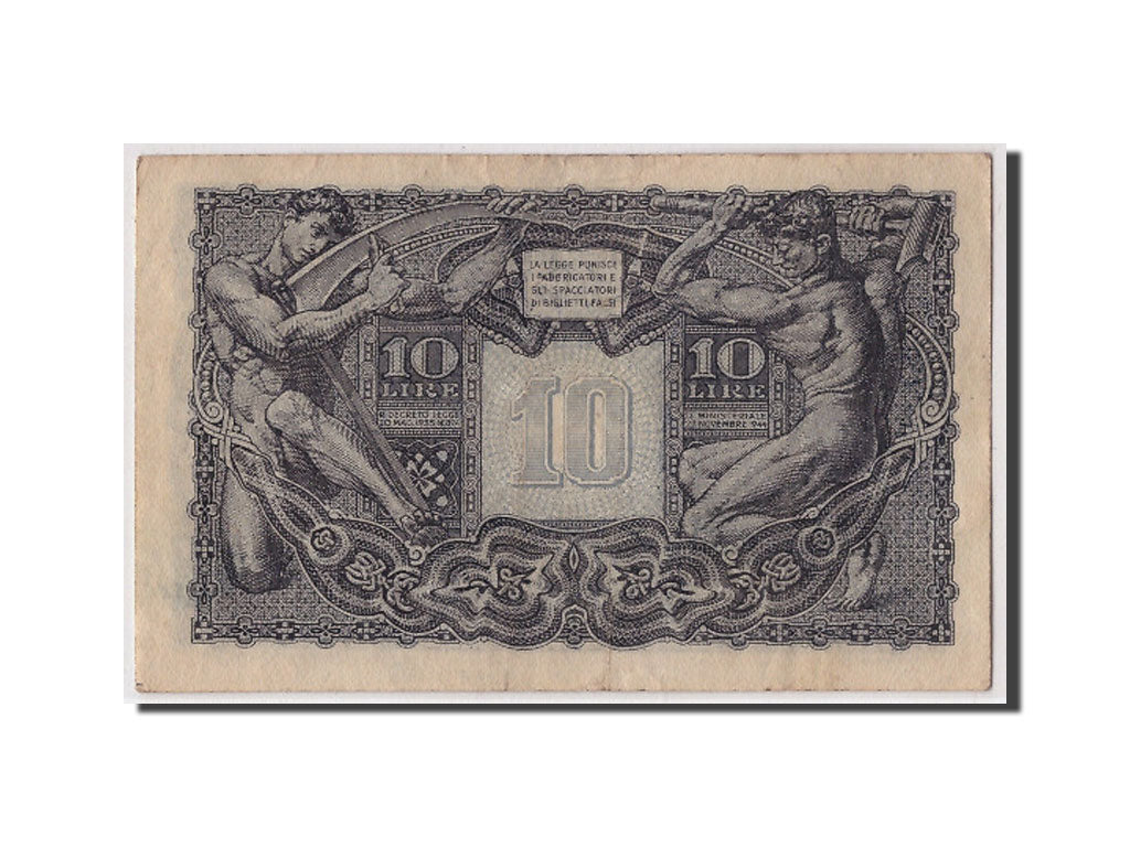 Billet, Italie, 10 Lire, 1944, 1944-11-23, KM:32a, TTB+