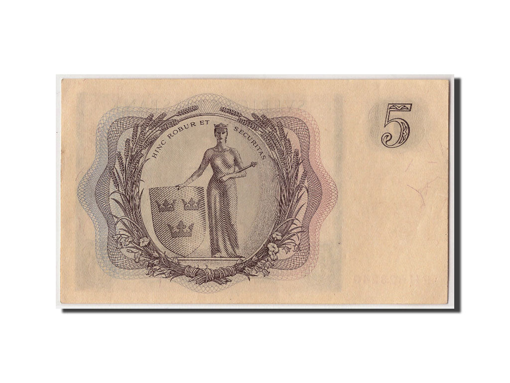 Svezia, 5 Kronor, 1955, KM:42b, SPL
