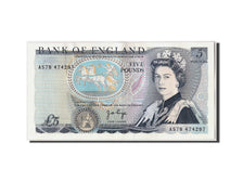 Banknote, Great Britain, 5 Pounds, Undated (1973-80), KM:378b, UNC(60-62)