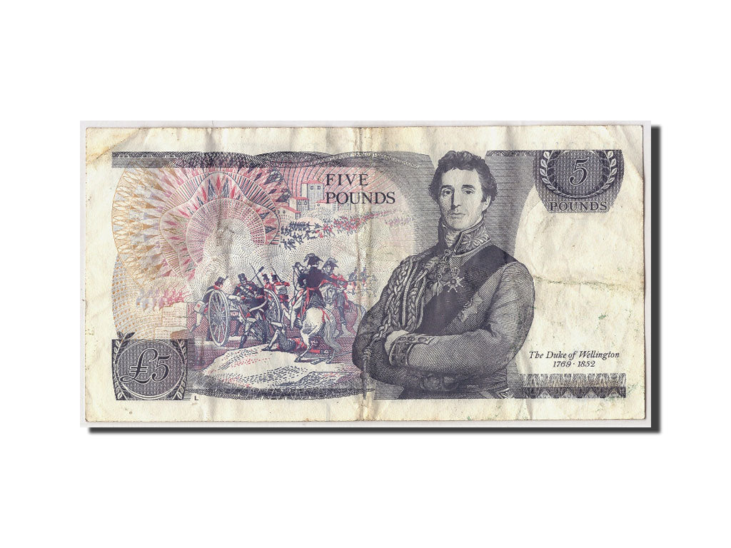 Grande-Bretagne, 5 Pounds, Undated (1987-88), KM:378e, TB