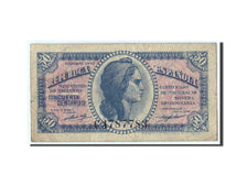 Geldschein, Spanien, 50 Centimos, 1937, KM:93, S