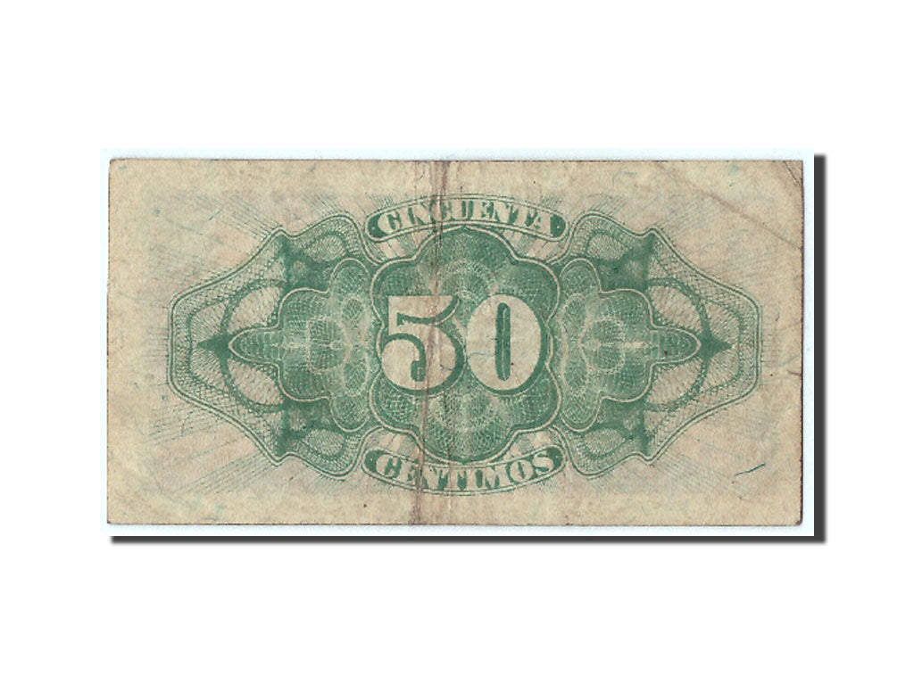 Geldschein, Spanien, 50 Centimos, 1937, KM:93, S