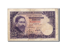 Spain, 5 Pesetas, 1954, KM:146a, 1954-07-22, F(12-15)
