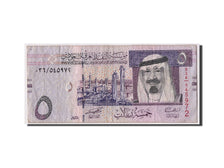 Banconote, Arabia Saudita, 5 Riyals, 2007/AH1428, KM:32a, B+