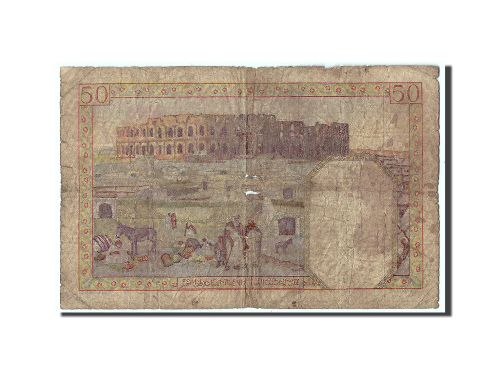 Algeria, 50 Francs, 1941, KM:84, 1941-10-03, AB