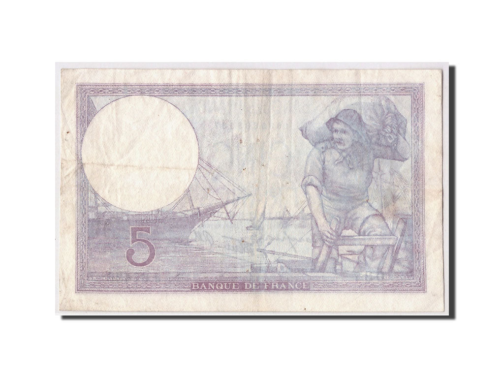 Banknote, France, 5 Francs, 5 F 1917-1940 ''Violet'', 1940, 1940-12-12