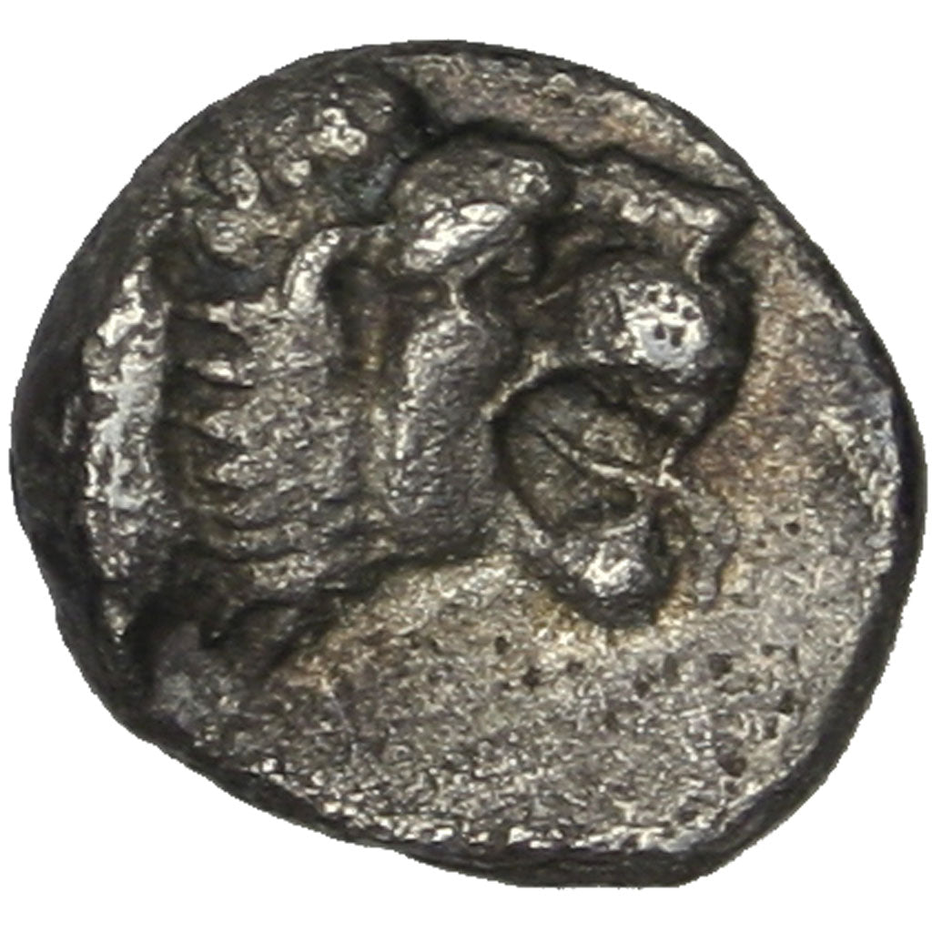 Troad, Kebren, Tetartemorion, Kebren, EF(40-45), Silver, 0.27