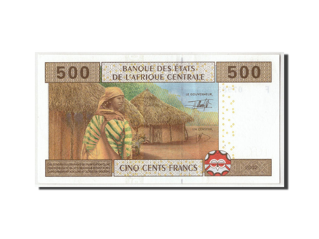 Stati dell’Africa centrale, Equatorial Guinea, 500 Francs, 2002, KM:506F, SPL
