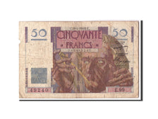 Geldschein, Frankreich, 50 Francs, 50 F 1946-1951 ''Le Verrier'', 1948