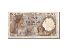 Biljet, Frankrijk, 100 Francs, 100 F 1939-1942 ''Sully'', 1941, 1941-02-20, B+