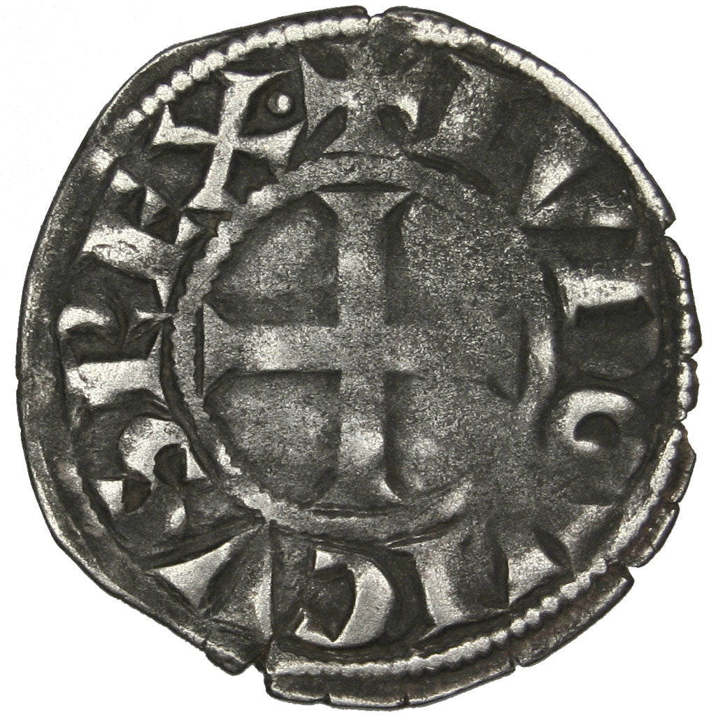 FRANCE, Denarius, VF(20-25), Billon, Duplessy #187, 1.07
