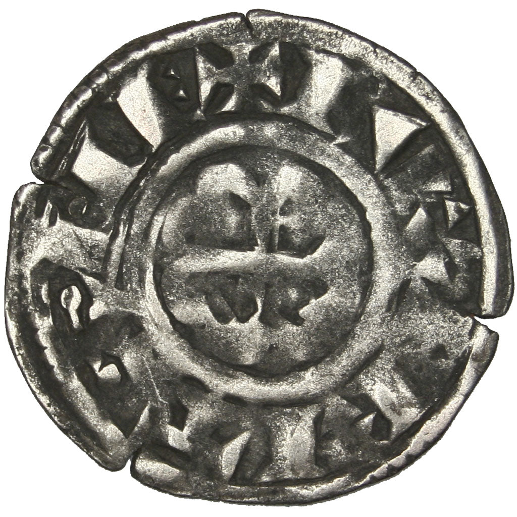 FRANCE, Denarius, Nantes, VF(30-35), Billon, Boudeau #28, 1.09