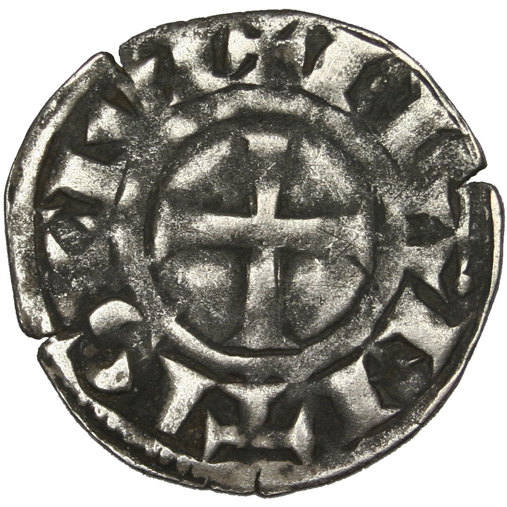 FRANCE, Denarius, Nantes, VF(30-35), Billon, Boudeau #28, 1.09