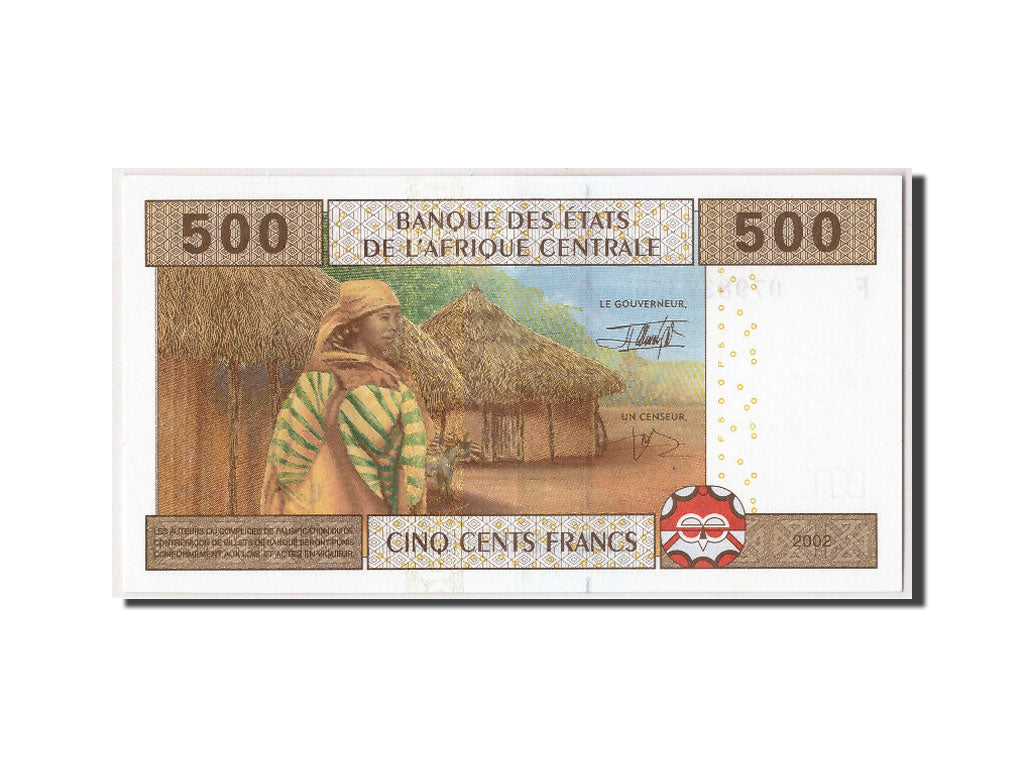 Stati dell’Africa centrale, Equatorial Guinea, 500 Francs, 2002, KM:506F, SPL