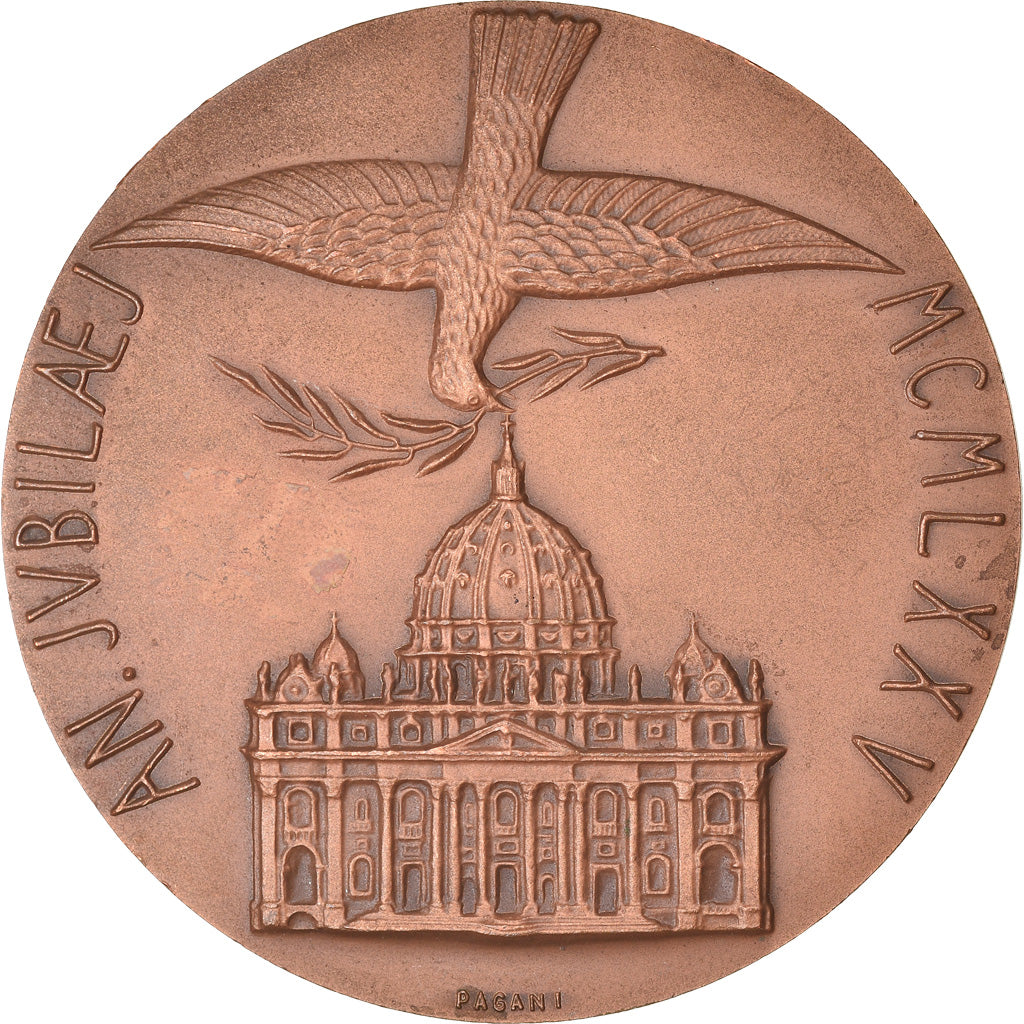 Vatican, Medal, Le Pape Paul VI, 1975, Giampaoli, AU(55-58), Bronze