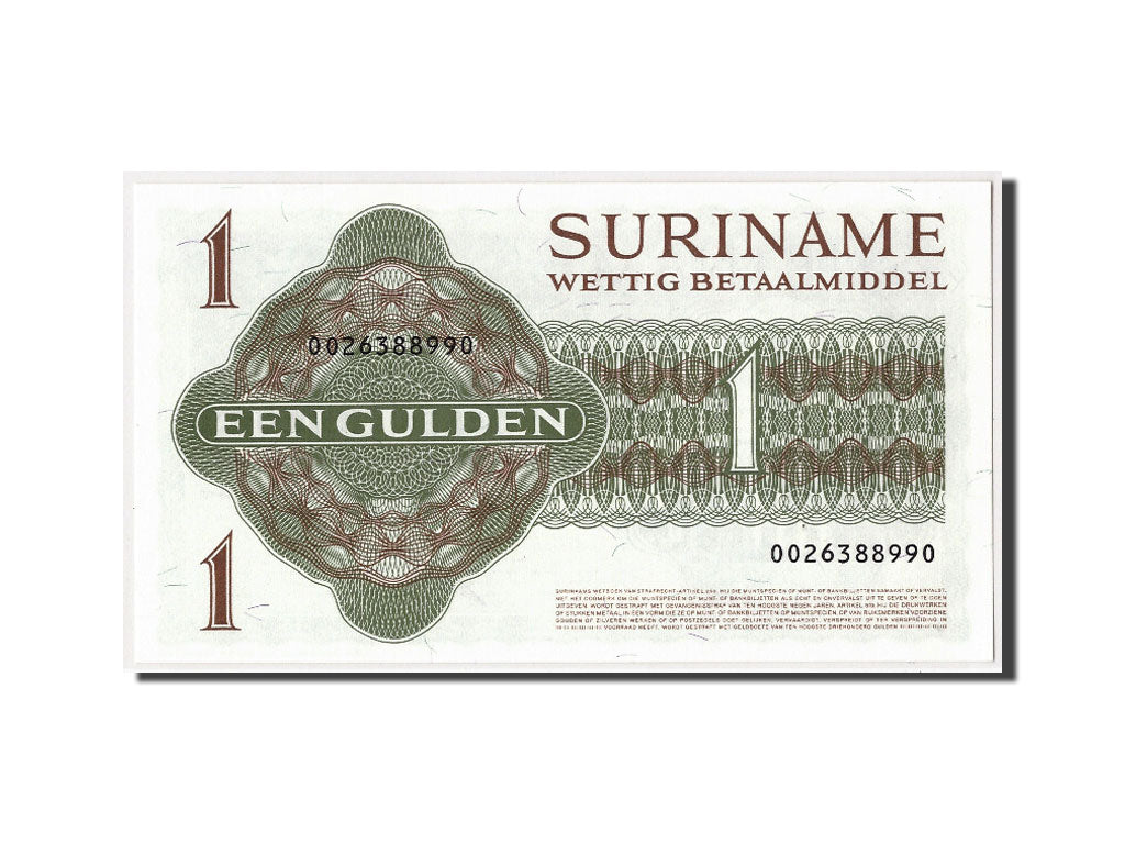 Surinam, 1 Gulden, 1984, KM:116g, 1984-01-02, UNC(65-70)