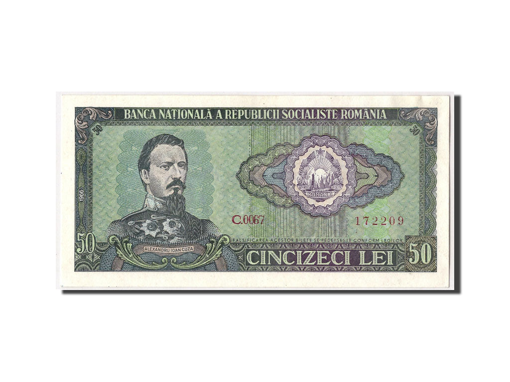Geldschein, Rumänien, 50 Lei, 1966, KM:96a, UNZ