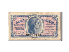 Biljet, Spanje, 50 Centimos, 1937, KM:93, B