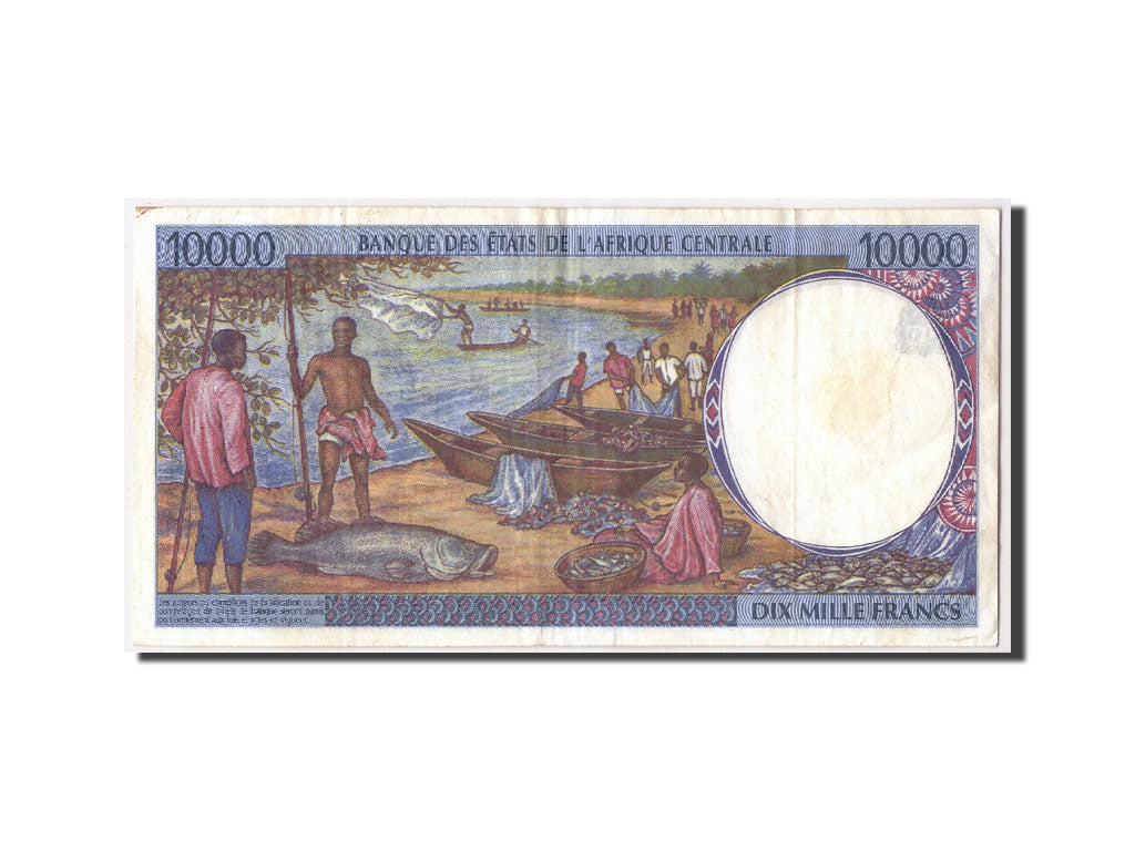 Central African States, 10,000 Francs, 1995, KM:105Cb, VF(20-25)