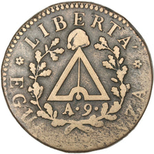 Moneta, STATI ITALIANI, PIEDMONT REPUBLIC, Due (2) Soldi, 1800, Turin, MB+
